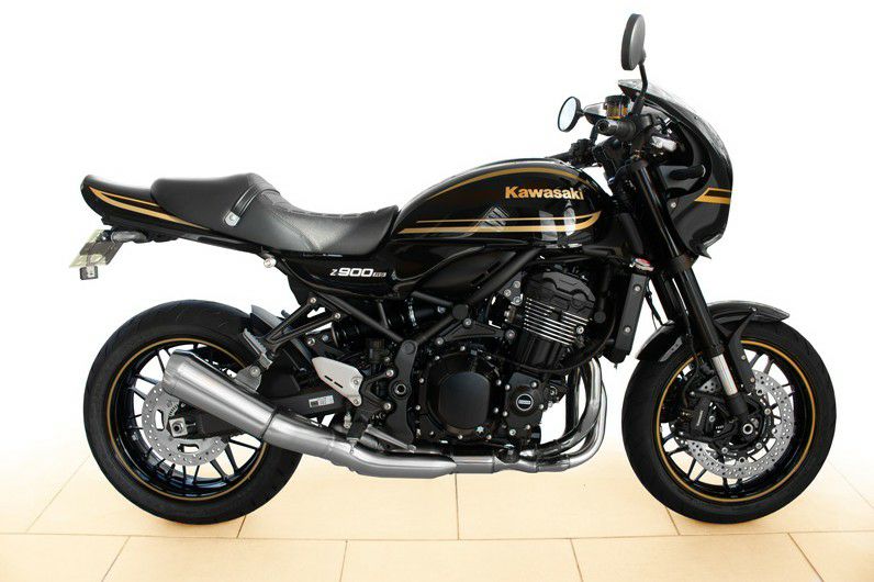 カワサキ Z900RS/CAFE ロングテールカウル メタリックディアブロブラック / ゴールドライン ARCHI | バイクカスタムパーツ専門店  モトパーツ(MOTO PARTS)