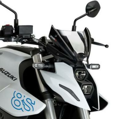GSX-8S スポーツスクリーン ブラック Puig | バイクカスタム
