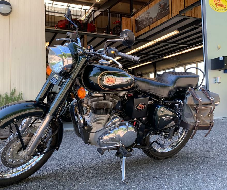 ロイヤル エンフィールド クラシック350 サドルバッグ ステー クローム 