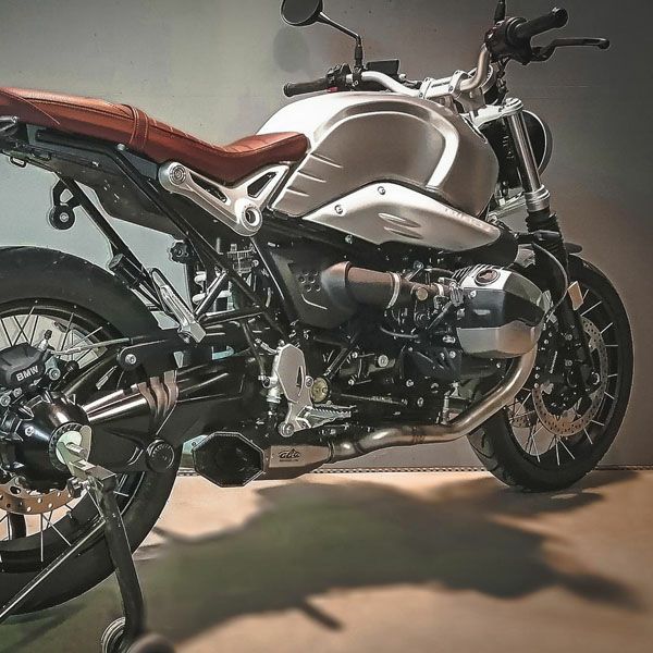 BMW RnineT ユーロ5 21-23 超ショートエキゾーストシステム カーボン 