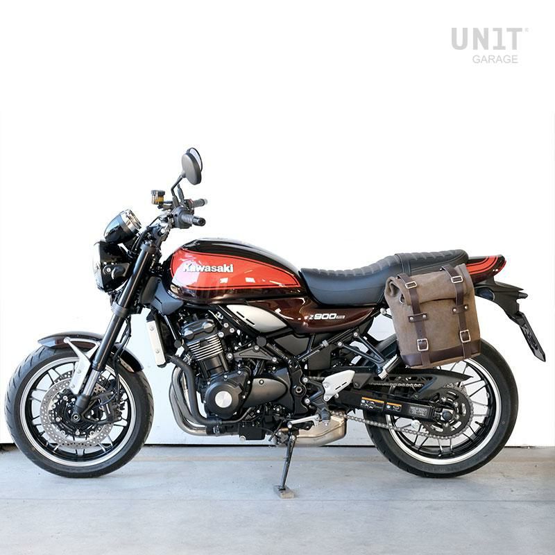 Z900RS/Z650RS サドルバッグ レール付 左側 22～30L (スウェード