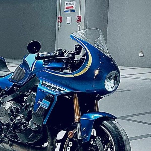 ヤマハ XSR900 C-S フロントカウル ブルー HooBue | バイク 