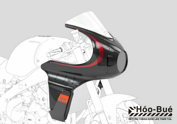 ヤマハ XSR900 C-S フロントカウル 未塗装品 HooBue | バイク