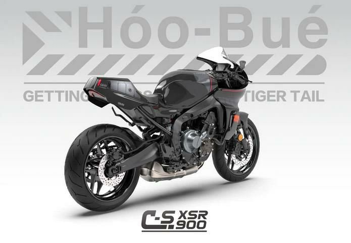 ヤマハ XSR900 C-S シングルシートカウル ブラック HooBue