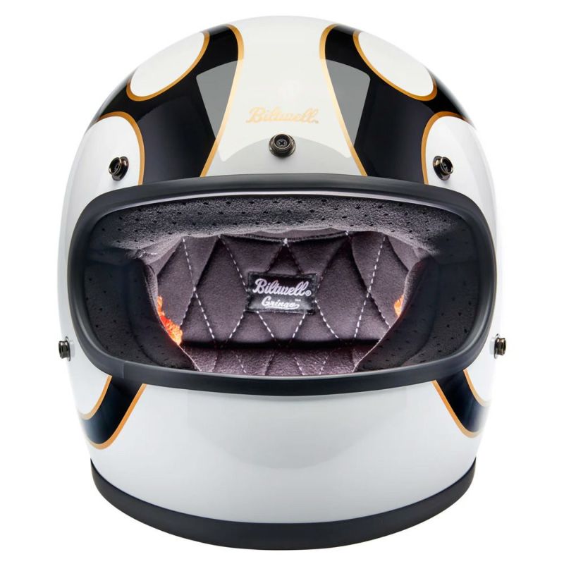 ビルトウェル「GRINGO」 ECE規格R22.06 ヘルメット ホワイト/ブラック