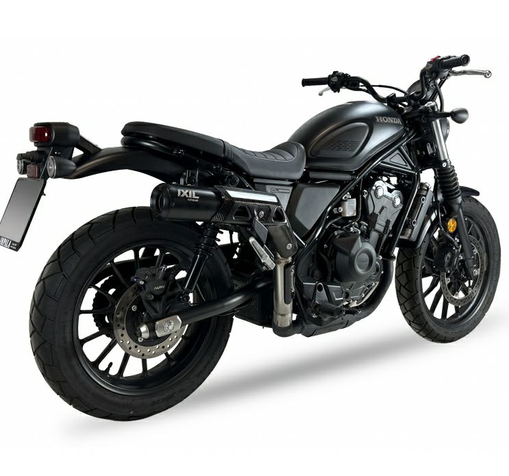 ホンダ CL500 スリップオンマフラー RACE XTREM ブラック イクシル 
