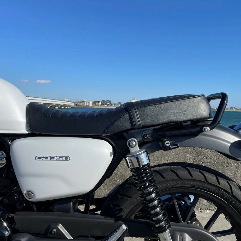 GB350 ゲル入りローシート CBパターン 艶消ブラック Gシリーズ