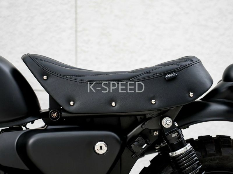 モンキー125 シート ミックスパターン Diabolus ブラック K-SPEED | バイクカスタムパーツ専門店 モトパーツ(MOTO PARTS)