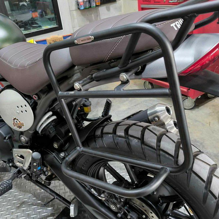 トライアンフ スクランンブラー400X/スピード400 サイドラゲッジラック 