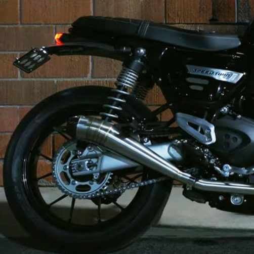 トライアンフ スラクストン900 スリップオンマフラー GP カーボン British Customs | バイクカスタムパーツ専門店  モトパーツ(MOTO PARTS)