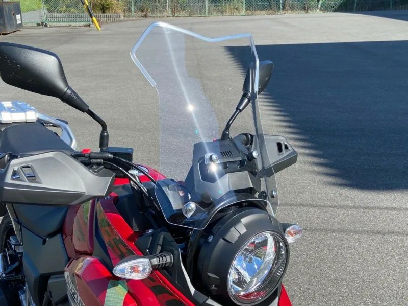 スズキ　Vストローム250 ハイスクリーン 外装 AERO GEAR エアロギア エアロロングスクリーン カラー：スモーク