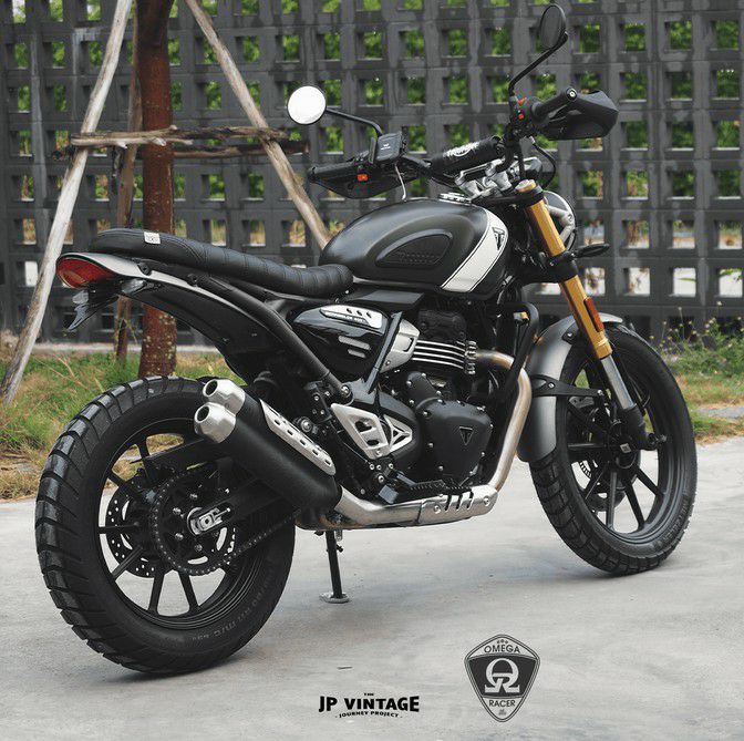 トライアンフ スピード400/スクランンブラー400X シート “Brat400” Omega Racer | バイクカスタムパーツ専門店  モトパーツ(MOTO PARTS)