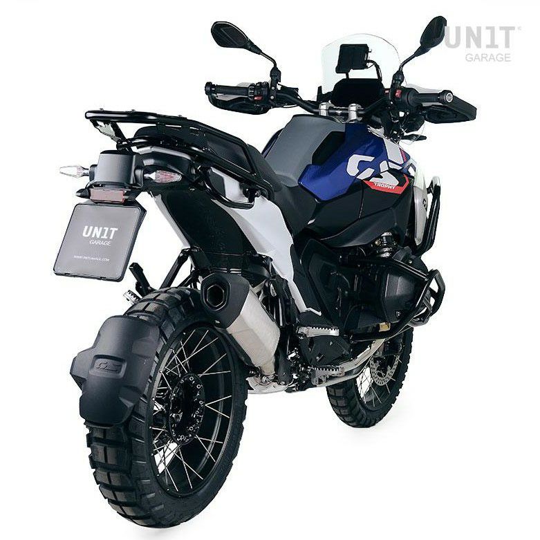 BMW R1300GS アルミサイドパニアケース ブラック 40L+40L +アタッチメントシステム UNIT GARAGE |  バイクカスタムパーツ専門店 モトパーツ(MOTO PARTS)