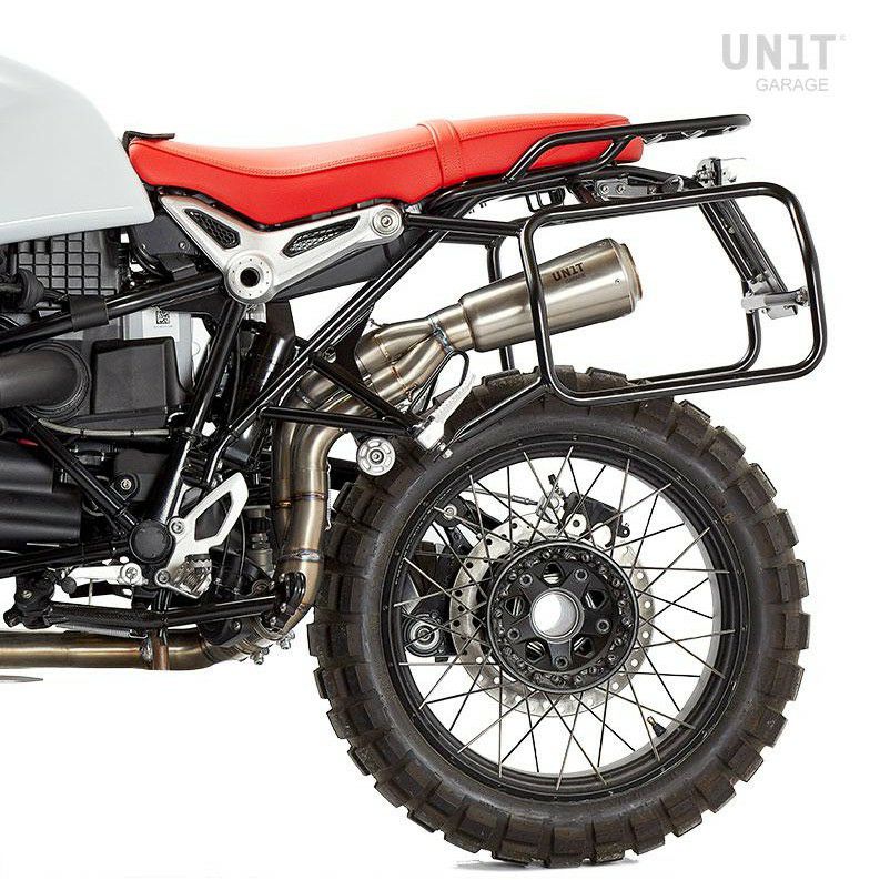 BMW RnineT シリーズ サイドバッグ ワックスコットン製 バック