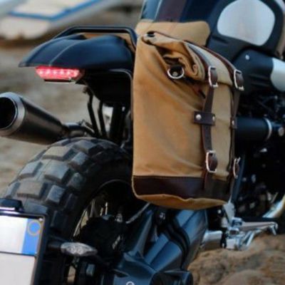 BMW RnineT シリーズ サイドバッグ キャンバス製 22L-30L + サブフレーム 右側 UNIT GARAGE