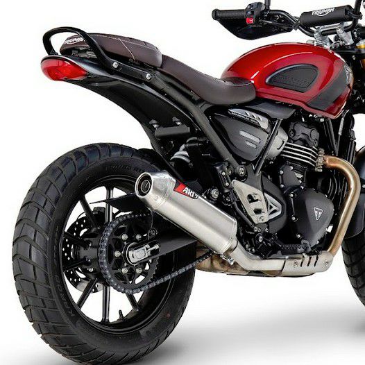 トライアンフ スクランブラー1200用スリップオンマフラー 