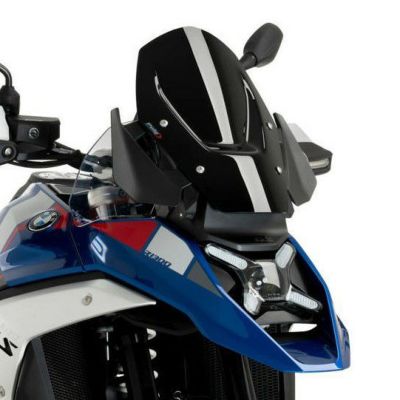 BMW R1250RT プーチ　ウインドスクリーン (スモーク) BMW R1250RT (21-25) Puig Sport Smoked Windshield 22047H