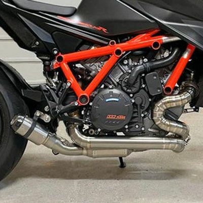 KTM SuperDuke 1290R 20- チタンフルエキゾースト シングルショットマフラー Vandemon