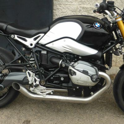 BMW RnineT フルエキゾースト マフラー シルバー FCRオリジナル