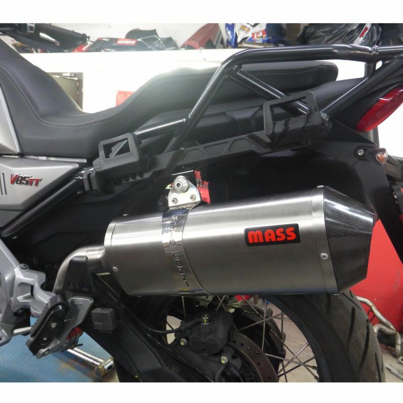 SC プロジェクト　MG-02T モトグッチV85TT用 SC Project X-Plorer GT Slip-On Exhaust: Moto Guzzi V85 TT