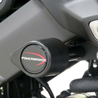 ヤマハ XSR125/MT-125 エンジンスライダー ブラック パワーブロンズ