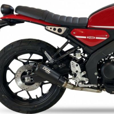 ヤマハ XSR125/155 フルエキゾーストマフラー ブラック IXIL | バイクカスタムパーツ専門店 モトパーツ(MOTO PARTS)