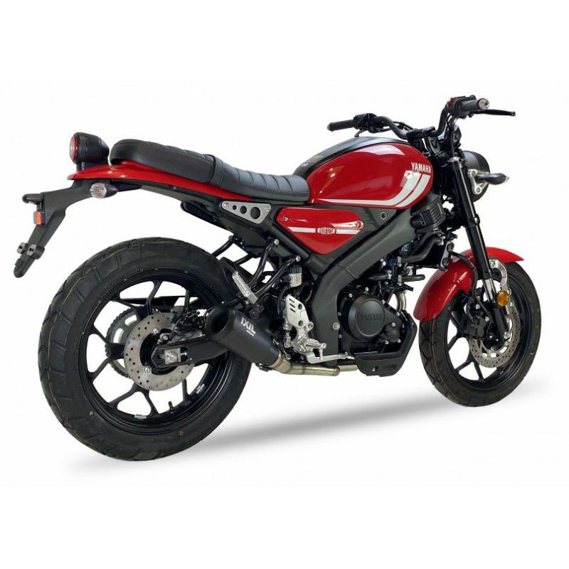 ヤマハ XSR125/155 フルエキゾーストマフラー ブラック IXIL | バイクカスタムパーツ専門店 モトパーツ(MOTO PARTS)