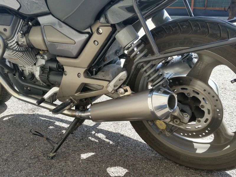 MOTO GUZZI(モトグッチ) BREVA ブレヴァ750 Tromb チタン スリップオンマフラー MASS Exhaust |  バイクカスタムパーツ専門店 モトパーツ(MOTO PARTS)