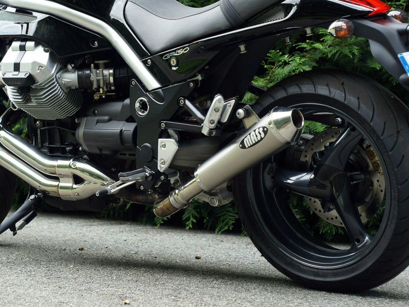 MOTO GUZZI(モトグッチ) GRISO グリーゾ Tromb チタン スリップオンマフラー MASS Exhaust |  バイクカスタムパーツ専門店 モトパーツ(MOTO PARTS)