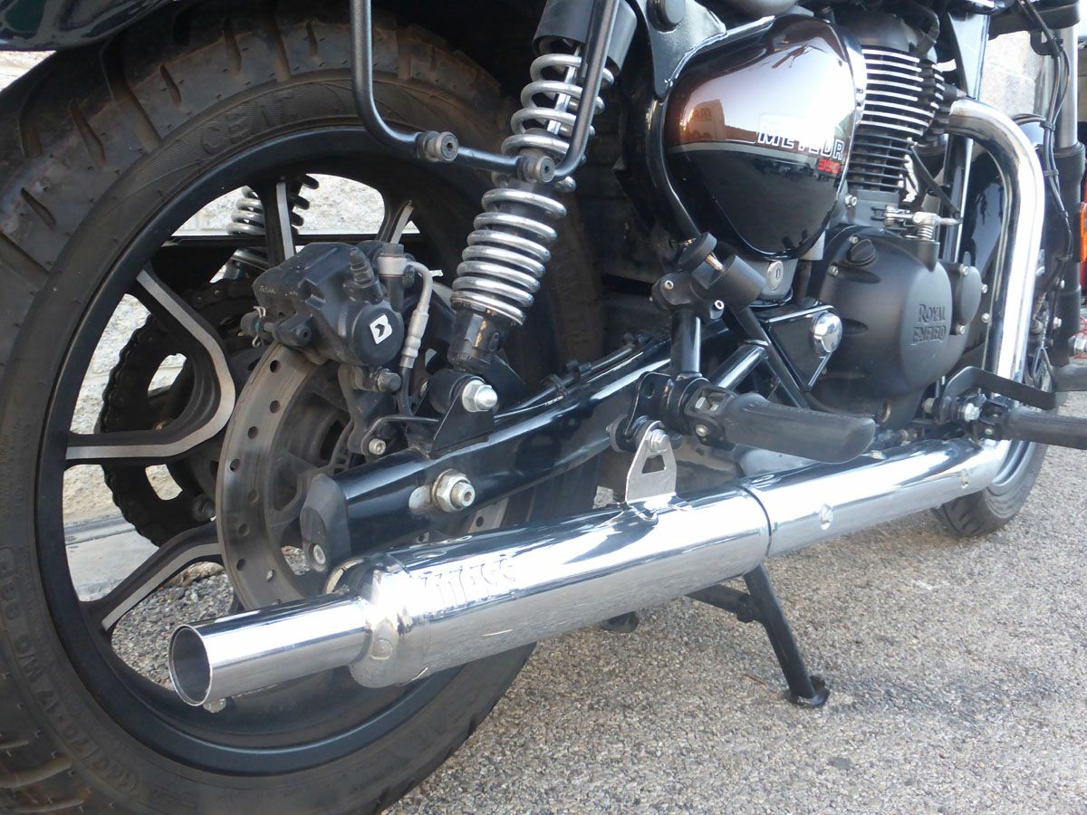 ロイヤルエンフィールド メテオ350 ステンレス スリップオンマフラー 