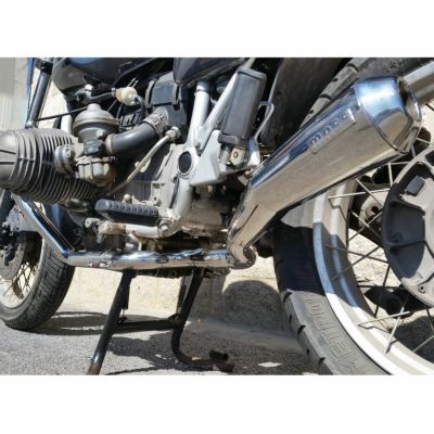 BMW R80/R100 ステンレス スリップオンマフラー ポリッシュ MASS