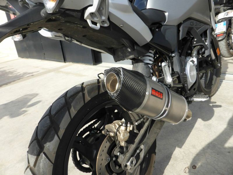 BMW G310GS オーバルチタン+ステンレス フルエキゾーストマフラー(レーシング) MASS Exhaust | バイクカスタムパーツ専門店  モトパーツ(MOTO PARTS)