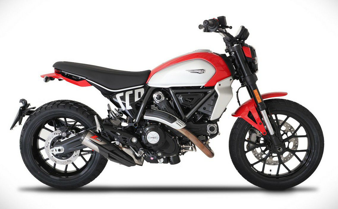 DUCATI スクランブラー800 2023- スリップオンマフラー カーボン 