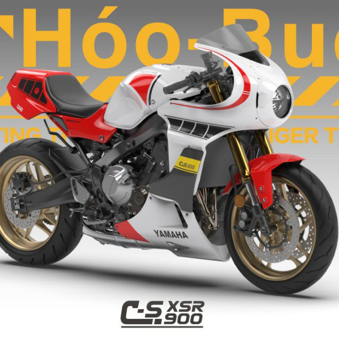 ヤマハ XSR900 C-S フロントカウル/シートカバー/ベリーパン/トリプルクランプカバーレッド HooBue | バイクカスタムパーツ専門店  モトパーツ(MOTO PARTS)