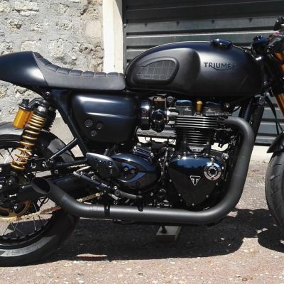 トライアンフ スラクストン1200R/RS バーエンドミラー アダプター