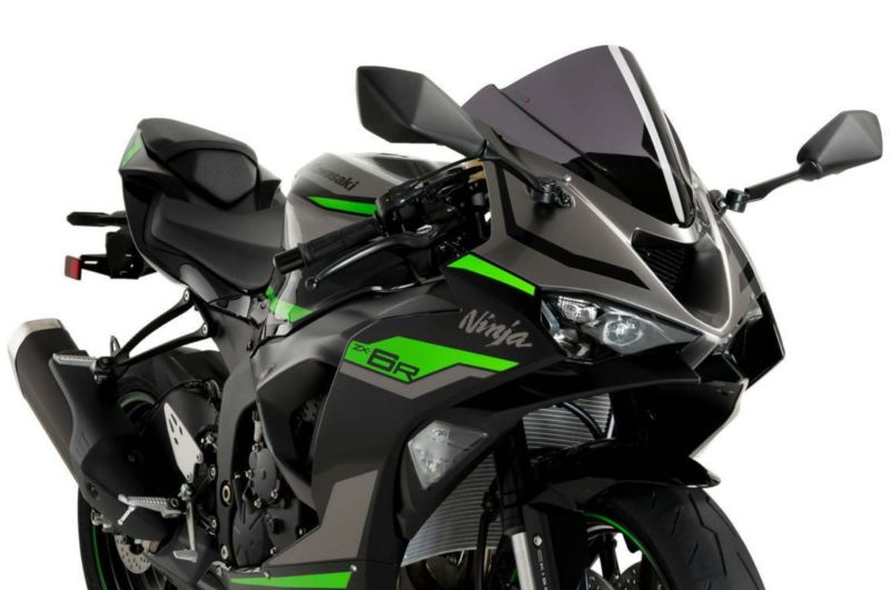 ZX-6R 24～ Z-レーシングスクリーン ダークスモーク プーチ | バイクカスタムパーツ専門店 モトパーツ(MOTO PARTS)