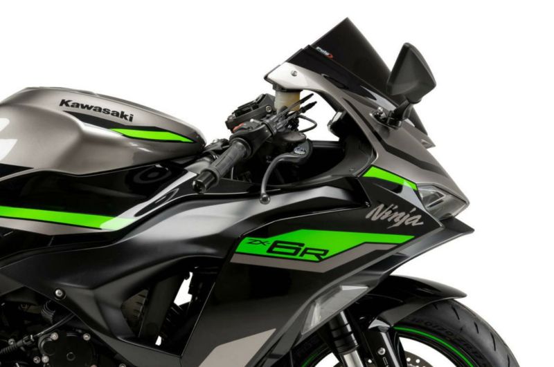 ZX-6R 24～ Z-レーシングスクリーン ダークスモーク プーチ | バイクカスタムパーツ専門店 モトパーツ(MOTO PARTS)