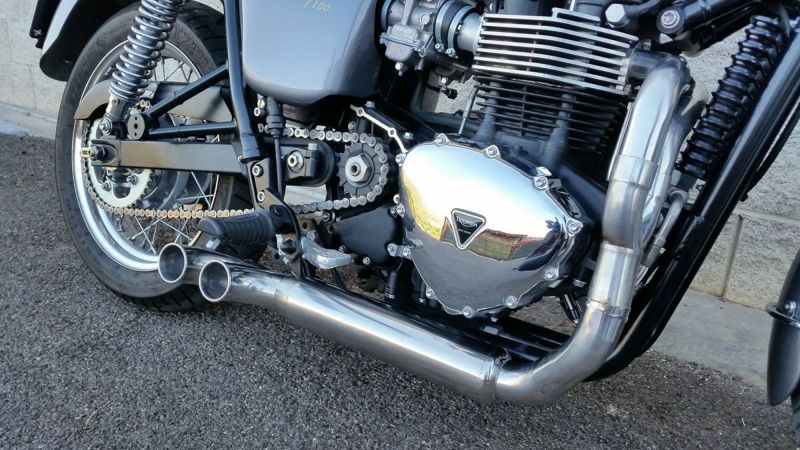 トライアンフ 空冷ボンネビル ステンレス2in1 TRUCKER フル