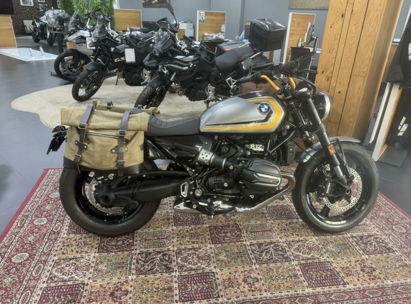 R12 サドルバッグ サイドバッグ サポートラック サテンブラック La