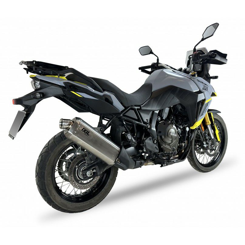 Vストローム800 スリップオンマフラー MEGA XTREM RACE TRAIL イクシル 