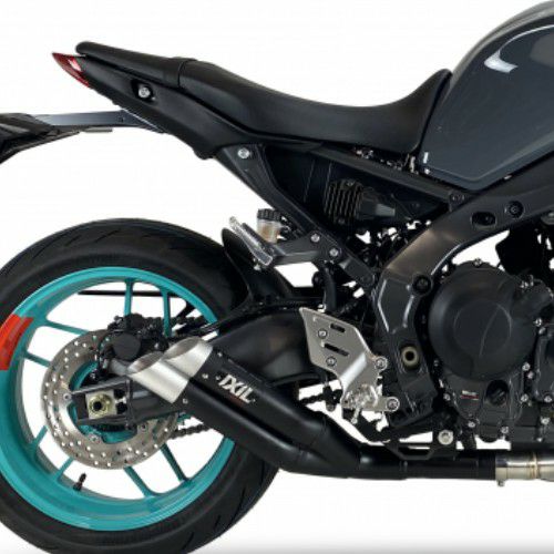 MT-09/XSR900 フルエキゾーストマフラー DUAL HYPERLOW BLACK XL 