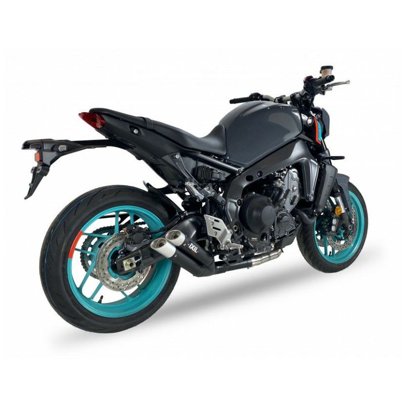 MT-09/XSR900 フルエキゾーストマフラー DUAL HYPERLOW BLACK XL イクシル | バイクカスタムパーツ専門店  モトパーツ(MOTO PARTS)