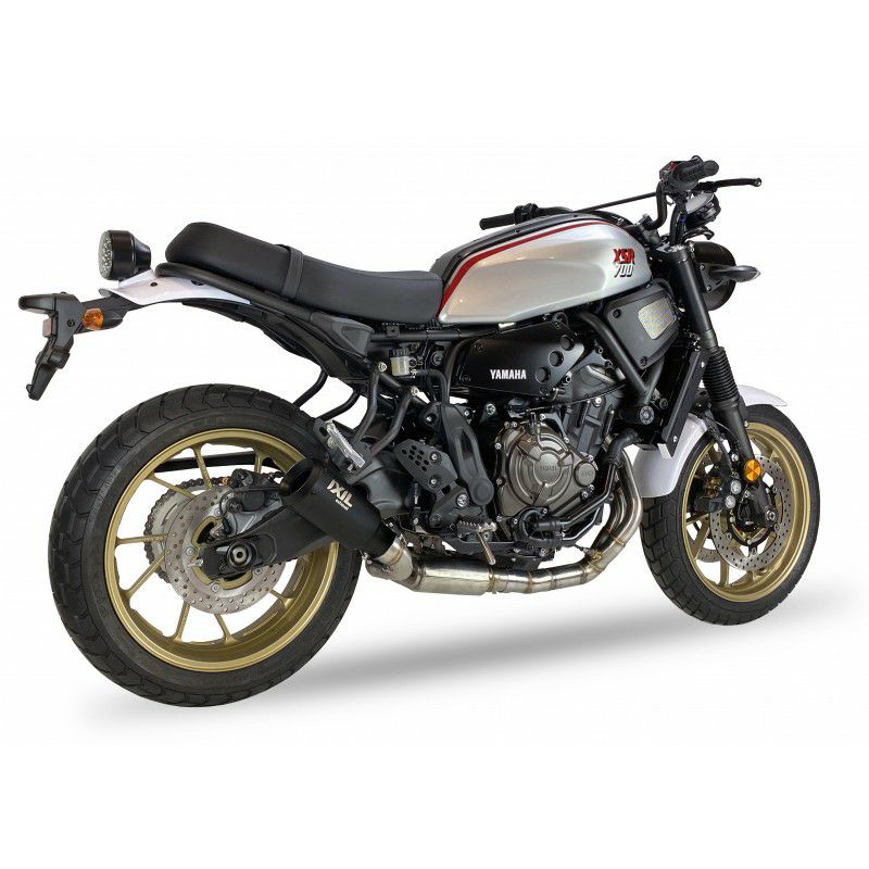 XSR700 22- フルエキゾーストマフラー RACE XTREM ブラック イクシル 