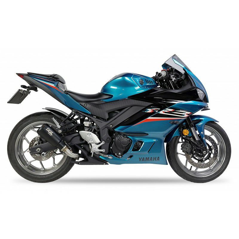 YZF-R3/R25 22- スリップオンマフラー RACE XTREM ブラック イクシル 