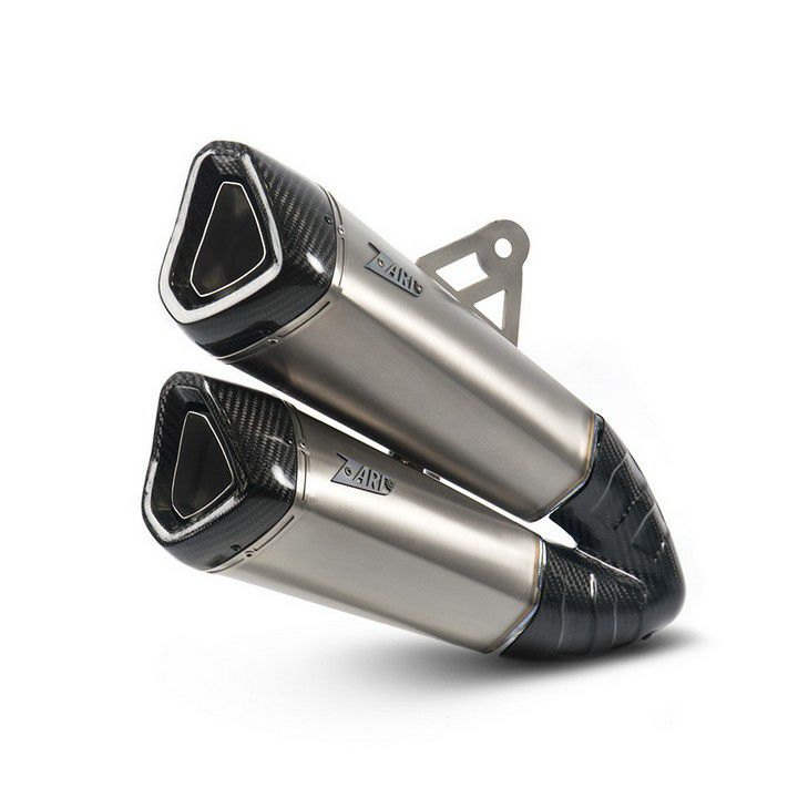 FTR1200 18-20 スリップオンマフラー チタン Eマーク付き ZARD（ザード