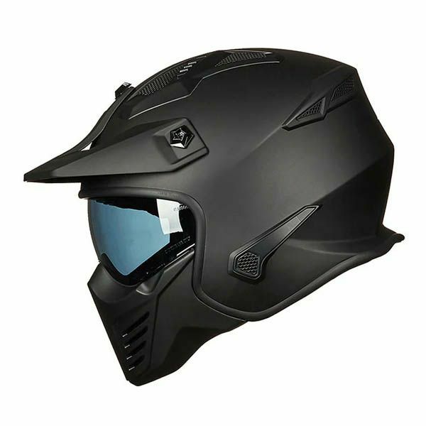 ILM ヘルメット 726Xシリーズ システムヘルメット マットブラック DOT