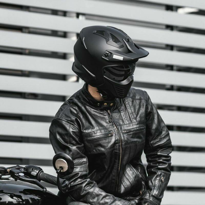 M ILM ヘルメット 726Xシリーズ システムヘルメット マットブラック DOT