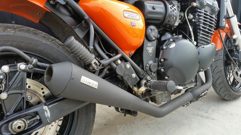 トライアンフ サンダーバード900/スポーツ Tromb ステンレス 3in1 フルエキゾーストマフラー サテン MASS Exhaust |  バイクカスタムパーツ専門店 モトパーツ(MOTO PARTS)