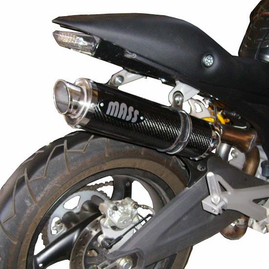 ドゥカティ モンスター696/796/1100 GP1 カーボン スリップオンマフラー MASS Exhaust | バイクカスタムパーツ専門店  モトパーツ(MOTO PARTS)