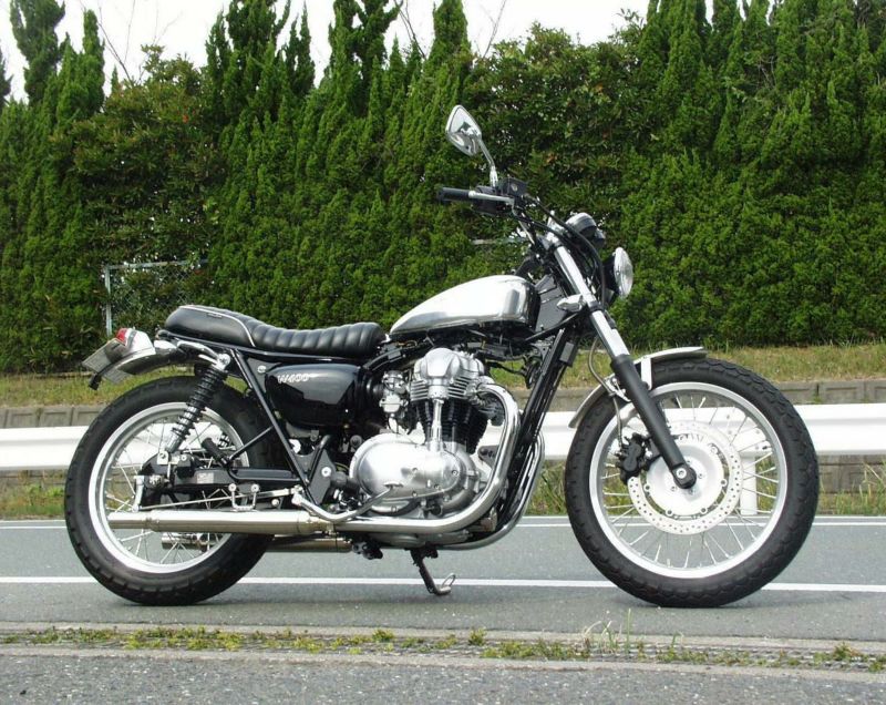 カワサキW400/650 アルミチョップドタンク BIGCEDAR | バイクカスタム